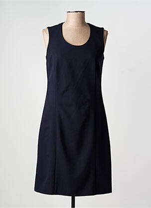 Robe mi-longue sans manche sans manche bleu GUY DUBOUIS femme
