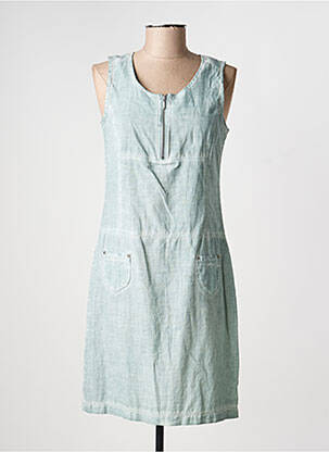 Robe mi-longue sans manche sans manche vert MERI & ESCA femme