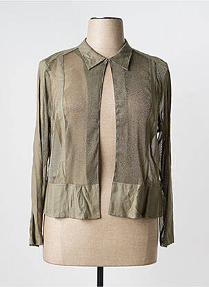 Veste chic manches longues vert MERI & ESCA femme