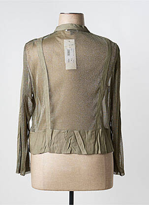 Veste chic manches longues vert MERI & ESCA femme