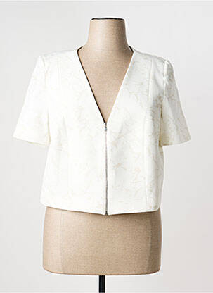 Boléro manches courtes beige MERI & ESCA femme
