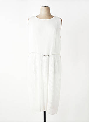 Robe longue sans manche sans manche blanc MERI & ESCA femme