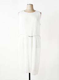 Robe longue sans manche sans manche blanc MERI & ESCA femme