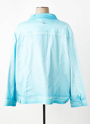 Veste casual coupe droite bleu FRED SABATIER femme