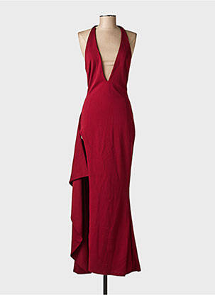 Robe longue sans manche sans manche rouge BABYBOO femme
