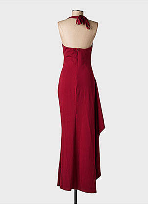 Robe longue sans manche sans manche rouge BABYBOO femme