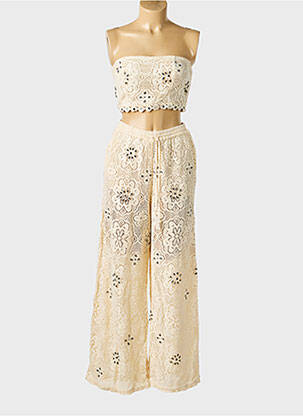 Ensemble pantalon bas pantalon beige RIVERLAND/ POOL SIDE femme