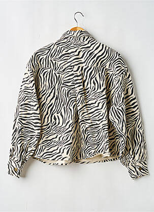 Veste casual coupe droite beige GRACE & MILA femme