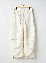 Pantalon cargo coupe droite taille normale beige JORDAN femme