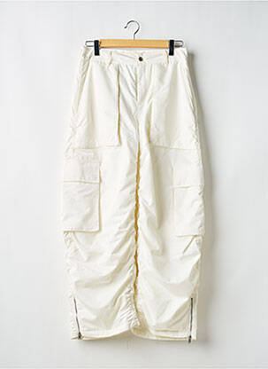 Pantalon cargo coupe droite taille normale beige JORDAN femme
