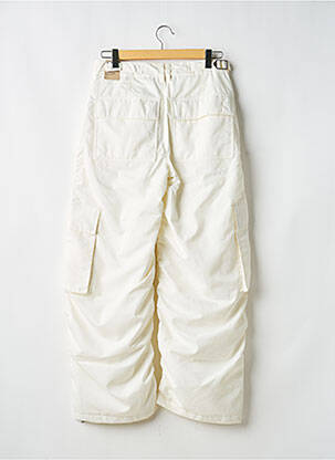 Pantalon cargo coupe droite taille normale beige JORDAN femme