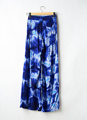 Pantalon large fermeture zip latéral taille normale bleu SISTERS OF AFRIKA femme