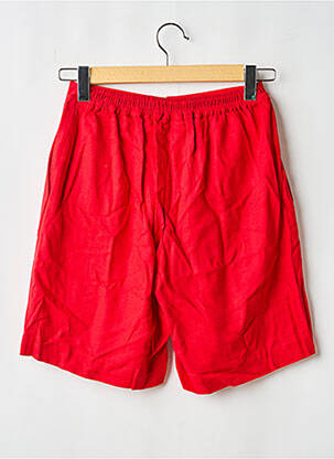 Short coupe fluide taille normale rouge BOBO femme