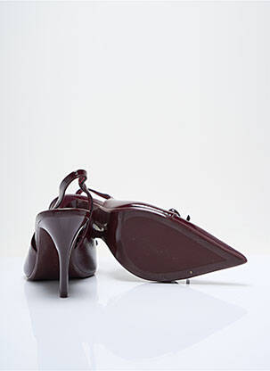 Escarpins tissage vernis talon de 7 à 9cm violet STRADIVARIUS femme
