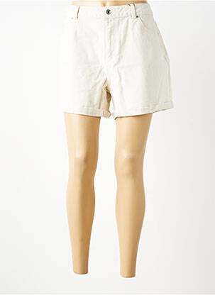 Short coupe droite beige VERO MODA femme