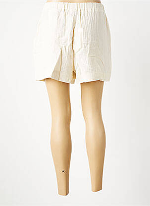 Short coupe droite beige AWARE femme