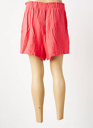 Short coupe droite rose VERO MODA femme
