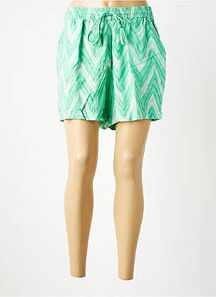 Short coupe droite vert VERO MODA femme