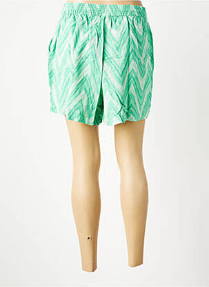 Short coupe droite vert VERO MODA femme