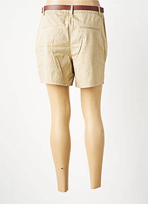 Short fermeture zippée sous rabat boutonné beige VERO MODA femme