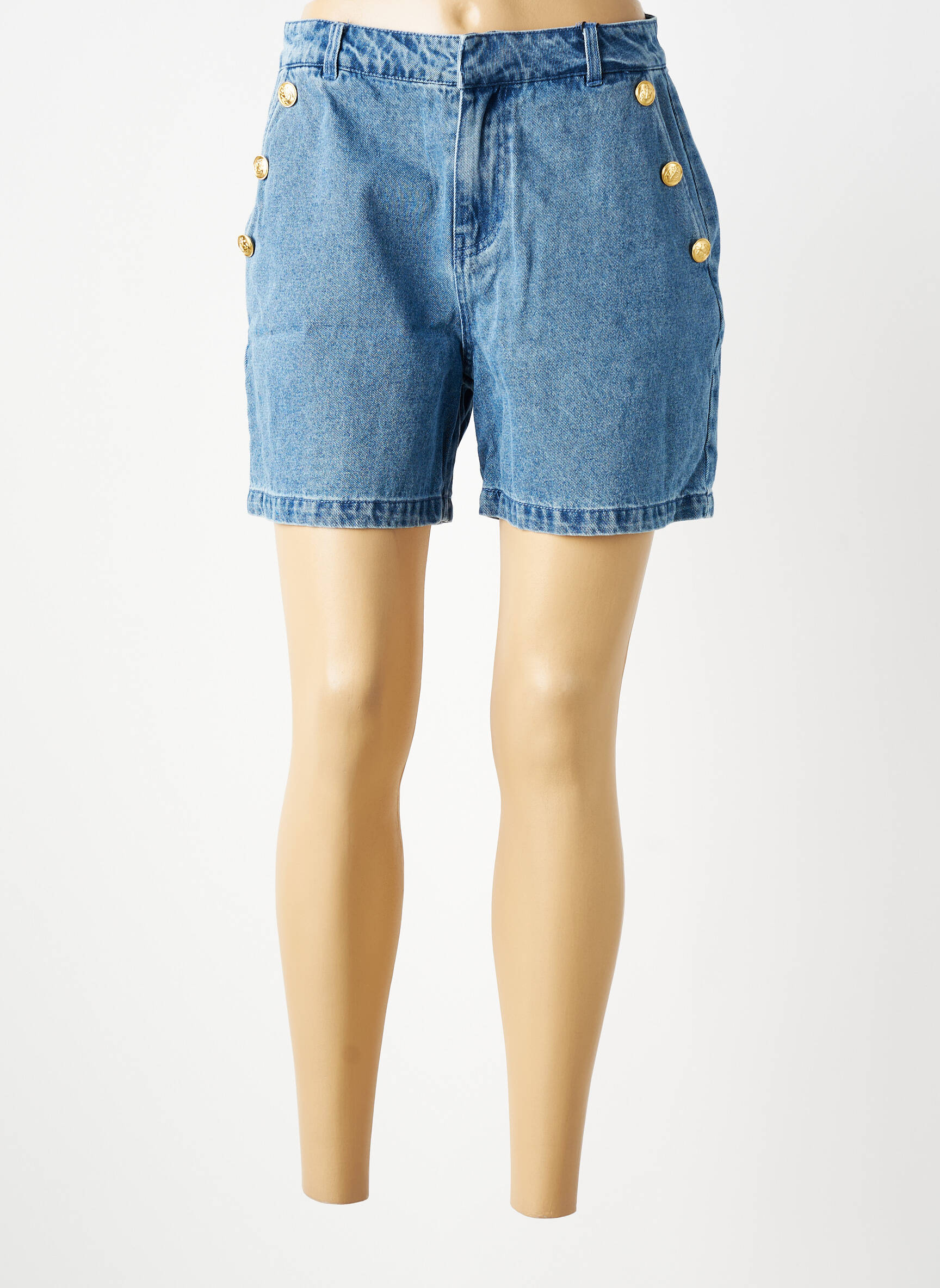 Short tissage denim bleu VERO MODA femme