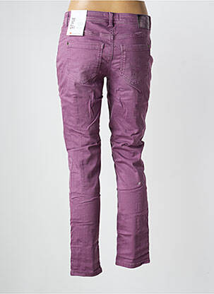 Jeans coupe slim stretch taille basse violet STREET ONE femme