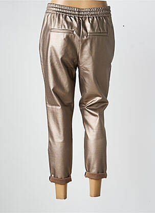 Pantalon 7/8 stretch taille normale beige VERO MODA femme