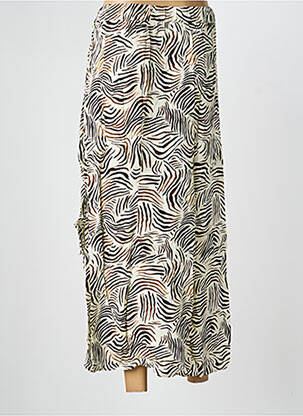 Jupe longue imprimé fantaisie beige AWARE BY VERO MODA femme