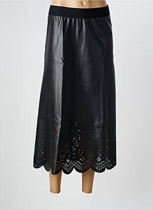 Jupe longue coupe droite noir B.YOUNG femme