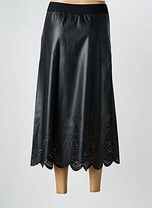Jupe longue coupe droite noir B.YOUNG femme