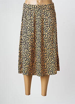 Jupe mi-longue taille normale beige VERO MODA femme
