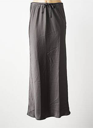 Jupe longue coupe fluide gris AWARE femme