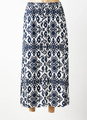 Jupe longue imprimé fantaisie bleu VERO MODA femme