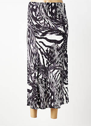 Jupe longue imprimé fantaisie noir VERO MODA femme
