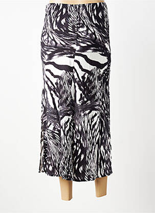 Jupe longue imprimé fantaisie noir VERO MODA femme