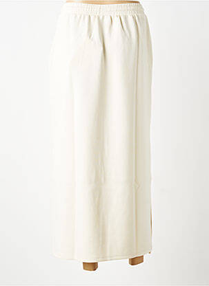 Jupe longue coupe droite beige VERO MODA femme