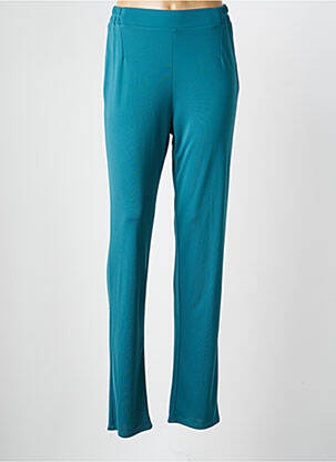 Pantalon slim taille élastique taille normale vert GEVANA femme
