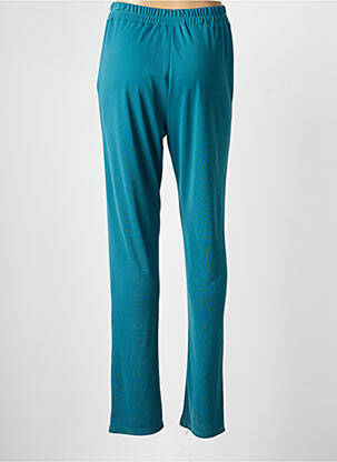 Pantalon slim taille élastique taille normale vert GEVANA femme