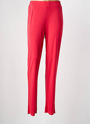 Pantalon slim taille élastique taille normale rouge GEVANA femme