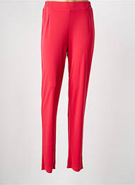 Pantalon slim taille élastique taille normale rouge GEVANA femme