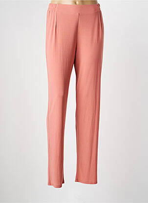 Pantalon slim taille élastique taille normale rose GEVANA femme
