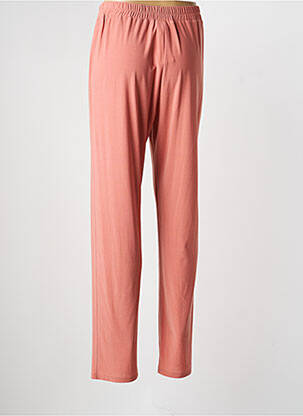 Pantalon slim taille élastique taille normale rose GEVANA femme