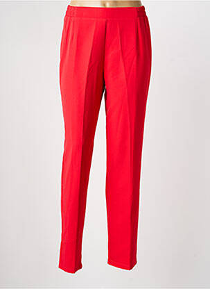 Pantalon slim taille élastique taille normale rouge GEVANA femme