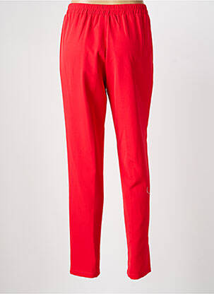 Pantalon slim taille élastique taille normale rouge GEVANA femme