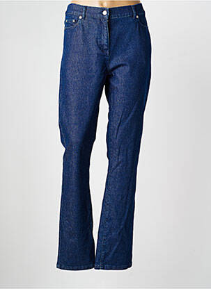 Jeans coupe slim tissage brut taille normale bleu GEVANA femme