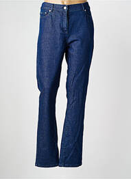 Jeans coupe slim tissage brut taille normale bleu GEVANA femme
