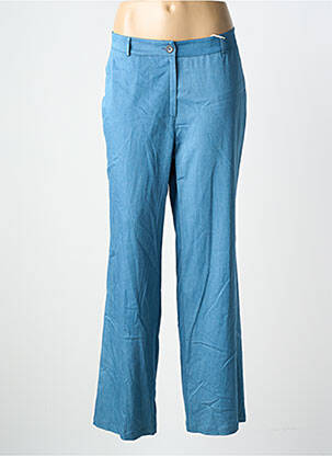 Pantalon flare taille normale taille normale bleu clair GEVANA femme