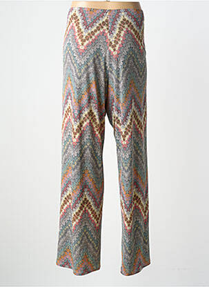 Pantalon large coupe fluide taille normale orange GEVANA femme