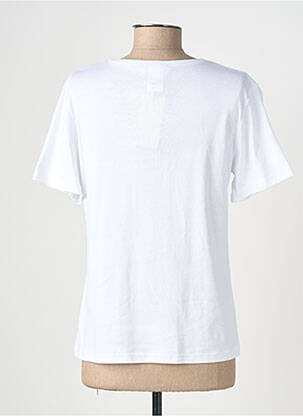 T-shirt stretch manches courtes blanc GEVANA femme