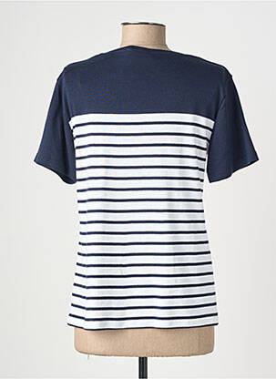 T-shirt stretch manches courtes bleu GEVANA femme
